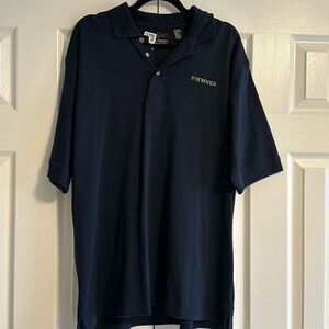 Greg Norman Collection Men’s Navy Blue Foxwoods Collared Shirt, Size L